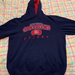 Vintage Montreal Canadiens hockey hoodie